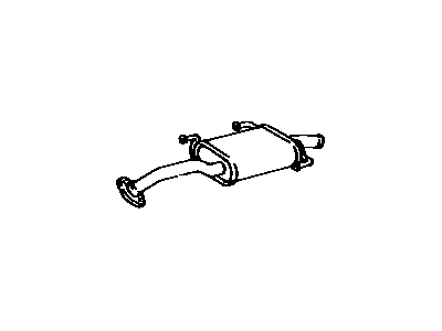 Toyota 17430-74250 Pipe Assy,  Exhaust,  Tail
