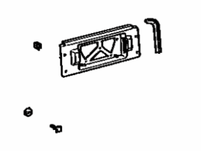 Toyota License Plate - 75082-20160-02