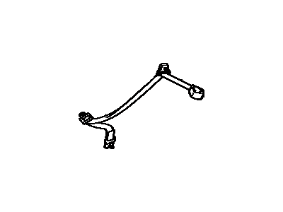 Toyota 73370-20110-01 Belt Assembly, Rear Seat 3 Point Type, Outer Driver Side