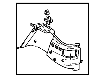 Toyota 64740-20070-02 Luggage Compart