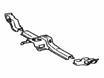 57408-20030 Toyota Member Sub-Assembly, Front Floor Cross Illustration 1 of 1