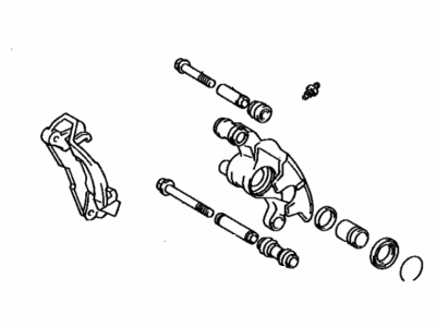 Toyota 47750-20260 Cylinder Assembly, Disc Brake, Rear Driver Side