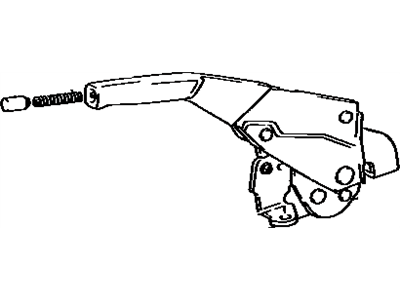 Toyota 46201-20130-01 Lever Sub-Assembly, Parking Brake