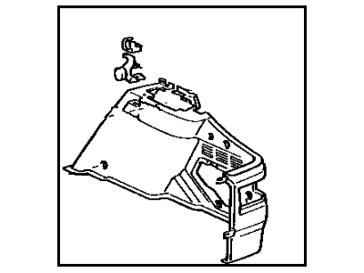 Toyota 64730-20070-02 Luggage Compart