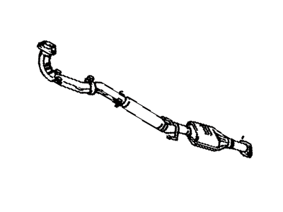 Toyota Celica Catalytic Converter - 17410-74340