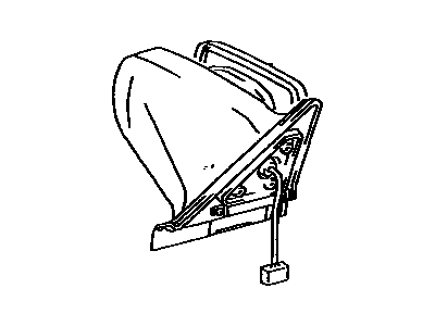 Toyota 87910-20800-24 Mirror Assy,  Outer Rear View,  RH