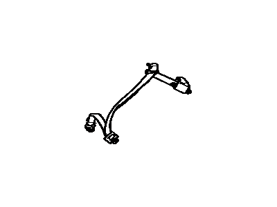 Toyota 73360-20210-01 Belt Assembly, Rear Seat 3 Point Type, Outer Passenger Side