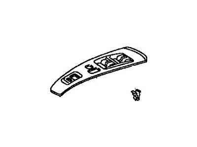 Toyota 74232-47070 Panel, Front Armrest Base, Upper Driver Side