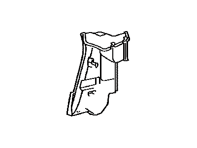 Toyota 77275-47020 Protector,  Fuel Tank Filler Pipe