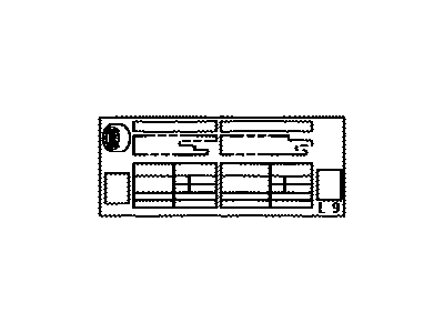 Toyota 42661-47080 Label,  Tire Pressure Information