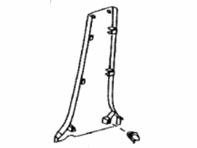 Toyota 62414-47020-B0 Garnish,  Center Pillar,  Lower LH
