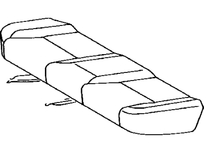 Toyota 71075-47110-B2 Cover,  Rear Seat Cushion (For Bench Type)