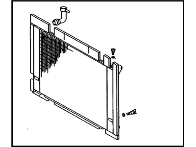 Toyota 16041-21280 Radiator Assy,  NO.2