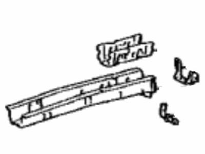 Toyota 57615-47901 Member,  Rear Floor Side,  Rear RH