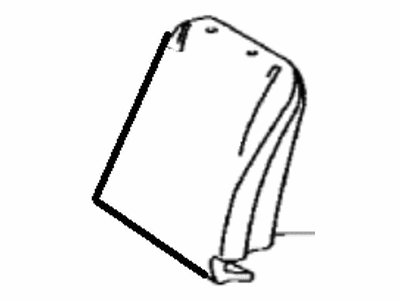 Toyota 71551-47100 Pad,  Front Seat Back,  RH(For Separate Type)