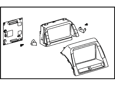 Toyota 86110-47230-C0 Display System