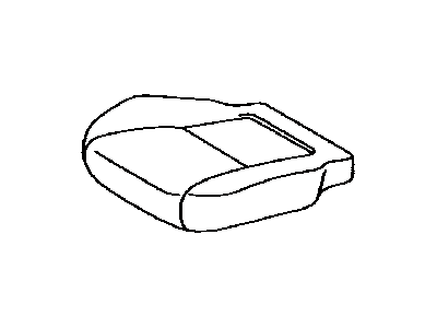 Toyota 71071-47110-B2 Cover, Front Seat Cushion, Passenger Side(For Separate Type)