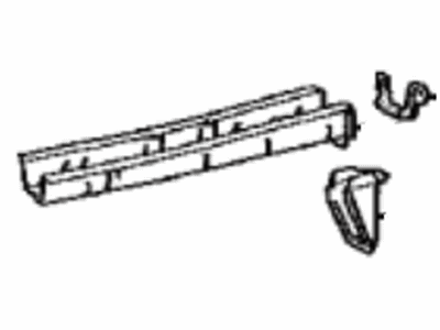 Toyota 57616-47901 Member,  Rear Floor Side,  Rear LH
