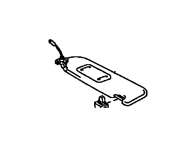 Toyota 74320-47131-A4 Visor Assy,  LH