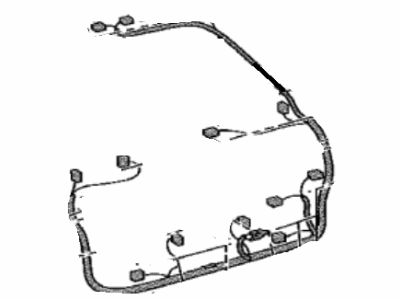 Toyota 82185-47110 Wire,  Back Door,  NO.2
