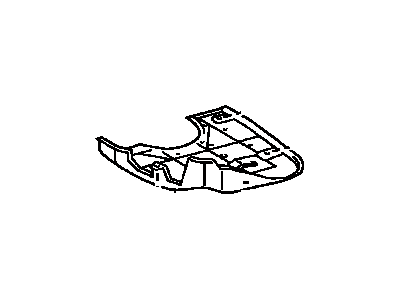 Toyota 58398-47020 Cover,  Floor Under,  NO.1