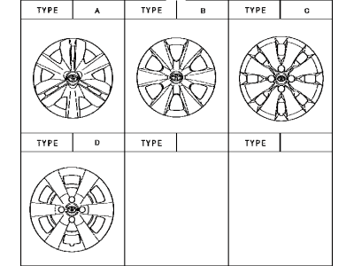 Toyota 42602-52410 Cap,  Wheel