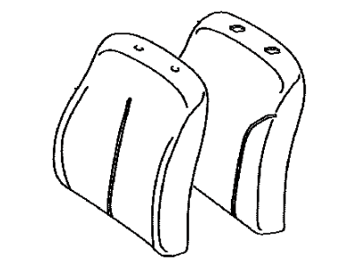 Toyota 71558-52R41-E1 Seat Back