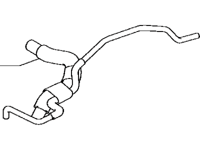 Toyota 23820-21100 Hose,  Fuel Vapor Feed,  NO.1