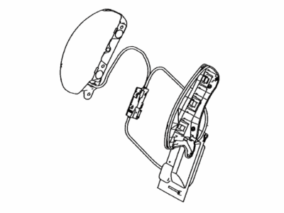 Toyota 71183-WAA01 Adjuster Assembly, Seat Back Side Support, Front