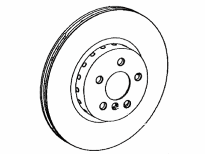 Toyota 43512-WAA01 Disc,  Front