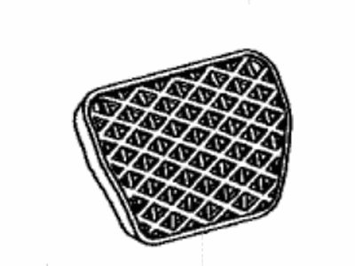 Toyota 47121-WAA01 Pad,  Brake Pedal