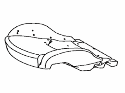 Toyota 71511-WAA03 Pad, Front Seat Cushion, Passenger Side(For Separate Type)