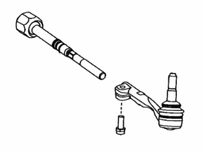 Toyota 45470-WAA02 Rod Assy,  Tie,  LH