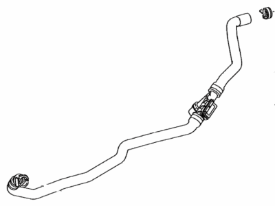 87245-WAA04 Toyota Hose, Heater Water Illustration 1 of 1