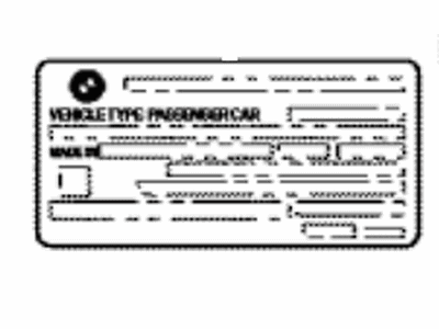 Toyota 74511-WAA03 Plate, Name