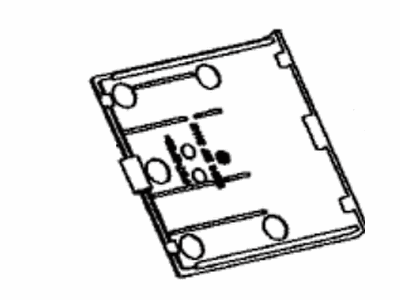 Toyota 86742-WAA01 Cover, Transceiver