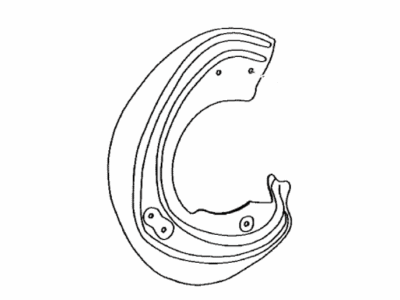 Toyota 47781-WAA01 Cover, Disc Brake Dust, Front Passenger Side