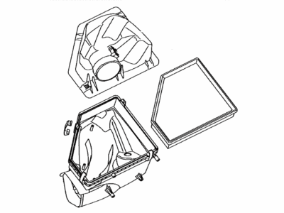 Toyota 17700-WAA01 Cleaner Assembly, Air
