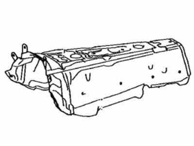 58563-WAA01 Toyota Insulator, Front Floor Heat Illustration 1 of 1