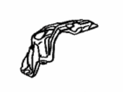 Toyota 58328-WAA01 Insulator,  Main Muffler Heat,  LH