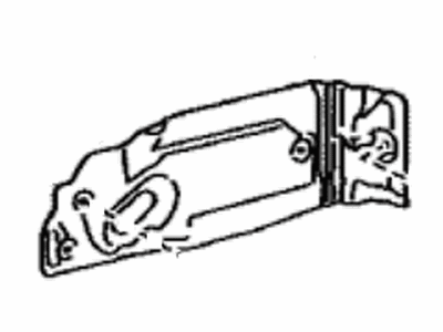 58041-WAA01 Toyota Insulator Sub-Assembly, Front Floor Heat Illustration 1 of 1