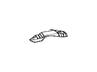 Toyota 58153-02150 Insulator,  Front Floor Heat,  NO.2