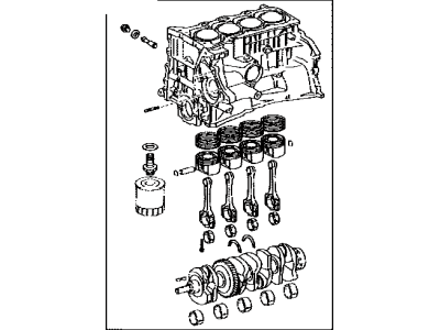 Toyota 11400-0H070 Block Assy,  Short