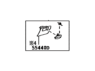Toyota 55450-02100-B0 Box Assy,  Coin