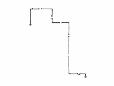 Toyota 47318-02430 Tube,  Front Brake,  NO.8