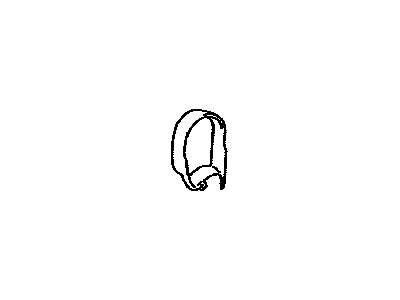 71813-20010-11 Toyota Shield, Front Seat Back, Passenger Side Illustration 1 of 1