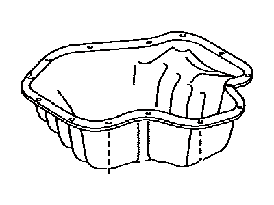 Toyota 12101-28030 Pan Sub-Assy,  Oil