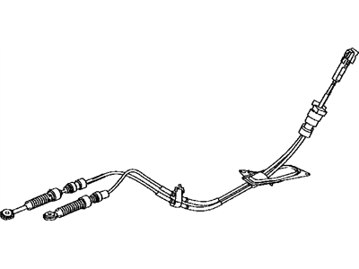 Toyota 33820-02560 Cable Transmission Control Select (For Floor Shift)