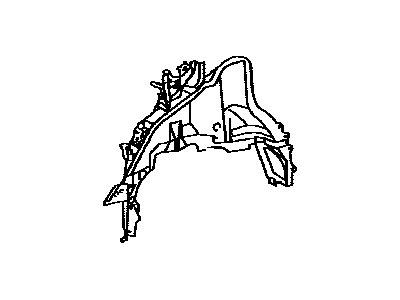 Toyota 61608-60280 Panel,  Quarter Wheel House,  Inner LH