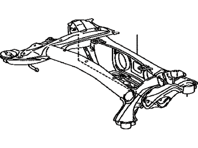 Toyota 51206-12140 Member Sub-Assy,  Rear Suspension